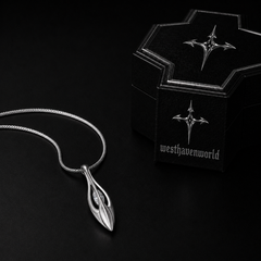 Bellflower Crystal Pendant Snake Chain Necklace