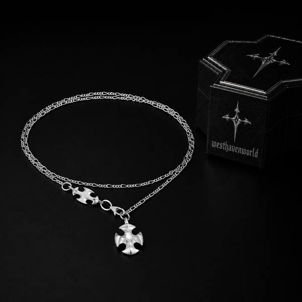 Eternal Halo Cross Choker