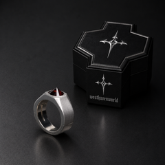 Dual Eclipse Zircon Ring