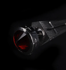 Obsidian Flame Reversed Zircon Studs