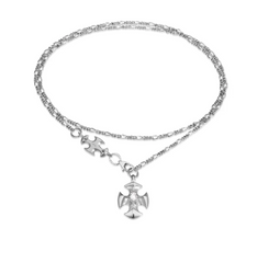 Eternal Halo Cross Choker
