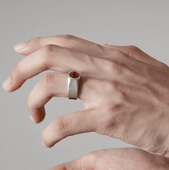 Dual Eclipse Zircon Ring
