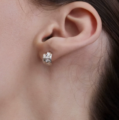 Celestial Cross Sterling Studs