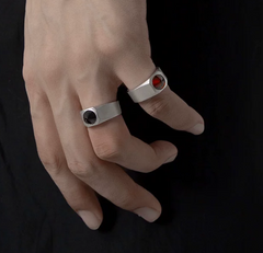 Dual Eclipse Zircon Ring