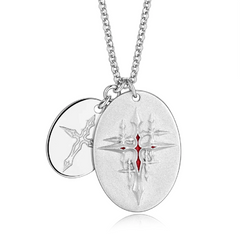Twin Sigil Pendant Necklace