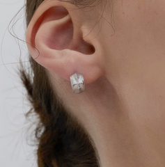 Celestial Cross Sterling Studs