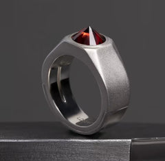 Dual Eclipse Zircon Ring