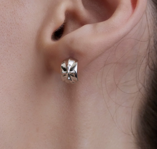 Celestial Cross Sterling Studs
